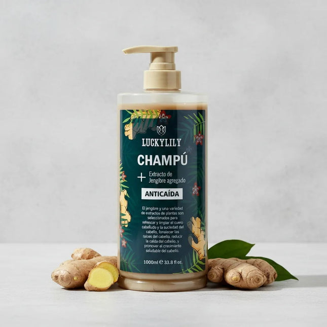 Shampoo Anticaida y crecimiento Extracto De Jengibre 1.000ml