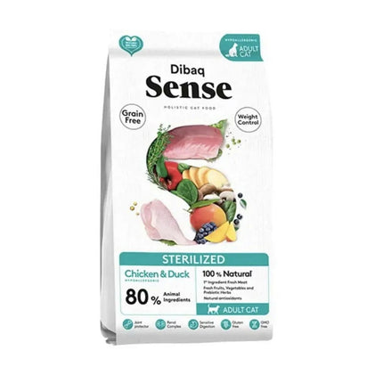 Alimento Seco Gato Sterilized Sabor Pollo y Pato Bolsa, 1.5 KG