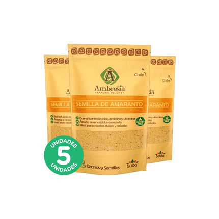 Pack 5, Amaranto 500gr