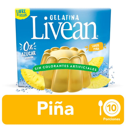 Gelatina Piña Caja, 22 g - Livean | Apishop