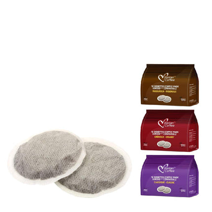 Pads de café italiano para amantes del espresso 54 piezas