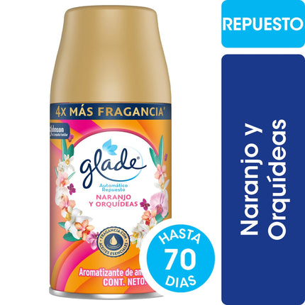 Aromatizante de Ambientes Automático Naranja y Orquideas Repuesto Lata