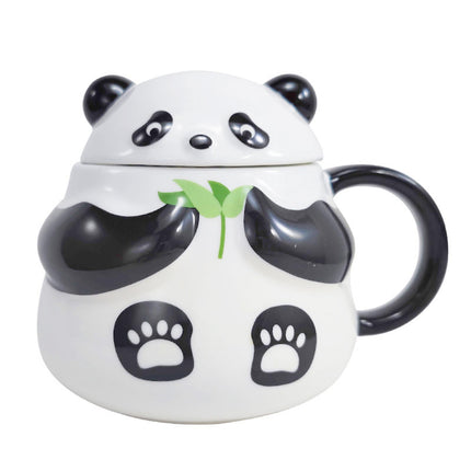 Taza De Agua Panda Taza Creativepanda Reutilizable Para Leche, Agua Fría Y Caliente, Jugo