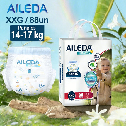 Pañales Aileda Cómodo Pants Desechables XXG 88u Para 14-17kg Sin Género