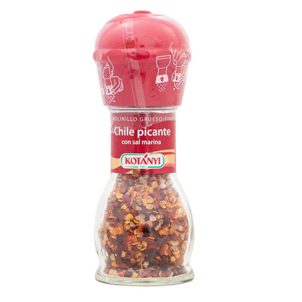 Chile picante con Sal Marina Frasco, 34 g | Apishop