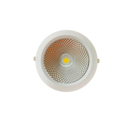 Foco LED Downlight COB Embutido Redondo 30W Luz Fría