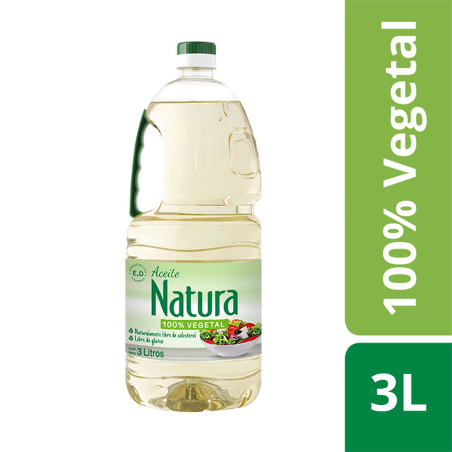 Aceite Vegetal Botella, 3 L | Apishop