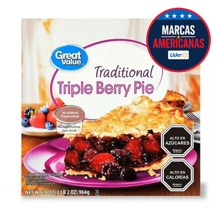 Postre Congelado Berry Pie Tripple Caja, 964 g | Apishop