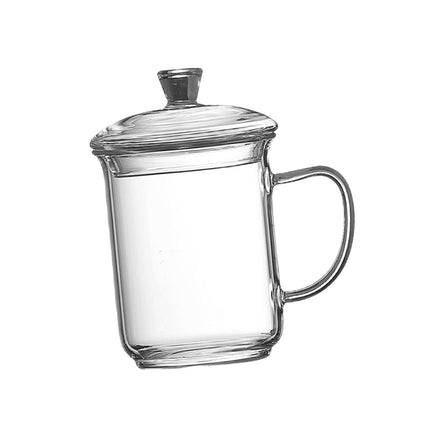 Taza De Café De Cristal, Novedad, Taza De Cristal Para Té Con Asa Para Zumo, Capuchino, Leche, 400ml