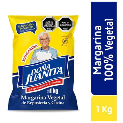 Margarina Tradicional Untable Bolsa, 1 Kg - Doña Juanita | Apishop
