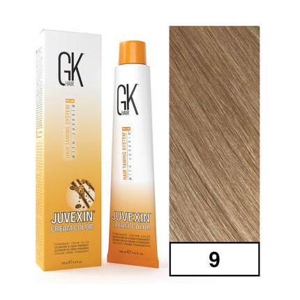 - Tintura Cream Color Permanente Vegana 100ml + Oxidante - 9 Rubio Clarisimo