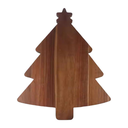 Tabla De Cortar De Madera Para árbol De Navidad, Postre, Dulces, Queso, Carne, Pan, Estilo A