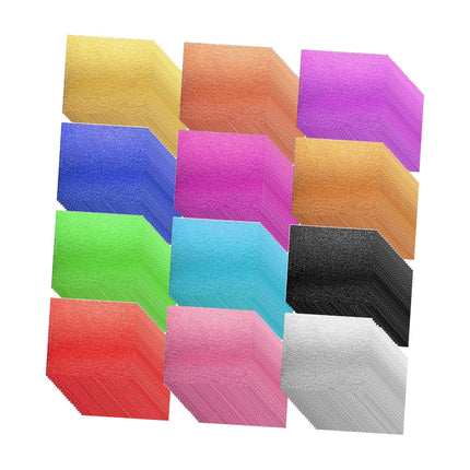 240 Hojas De Pan De Oro Con Purpurina Para Decoración Artística De Uñas Y Pared