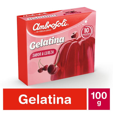 Gelatina Cereza, 100 g - Ambrosoli | Apishop