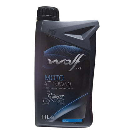 Aceite De Moto Wolf 10w40 Semi-sintético 1l 4t Original
