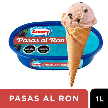 Helado Pasas al Ron Cassata, 1 L - Savory | Apishop