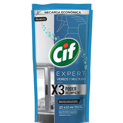 Cif Limpia Vidrios recarga 450 cc | Apishop.cl