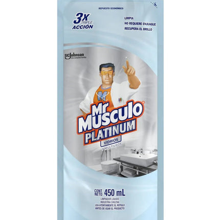 Mr Musculo Limpiador vidrios y multiuso original recarga 450 cc | Apishop.cl