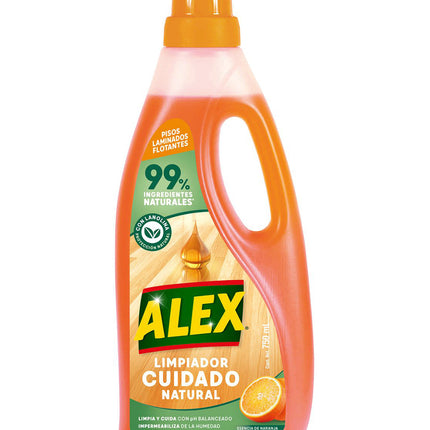 Alex Limpiador Cuidado Natural  Pisos Flotantes  Naranja 750 cc | Apishop.cl
