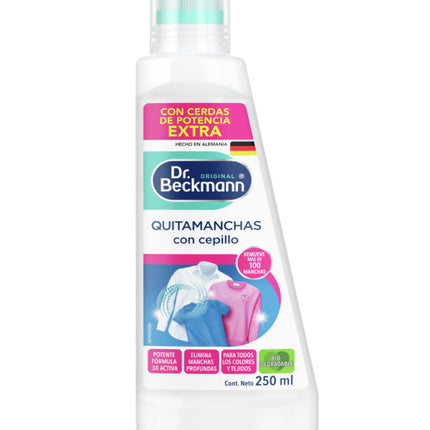 Dr. Beckmann Quitamanchas Prelavado con Cepillo 250 cc | Apishop.cl