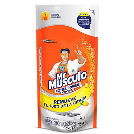 Mr Musculo Antigrasa Cocina Extra Power Recarga 450 cc | Apishop.cl