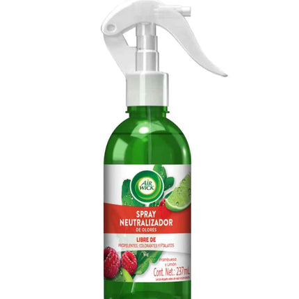 AirWick Spray Neutralizador Frambuesa y Limón 237 cc | Apishop.cl