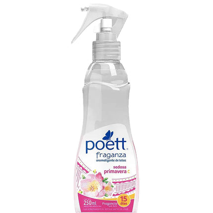 Poett Aromatizante de Telas Fraganza Sedosa Primavera 250 cc | Apishop.cl