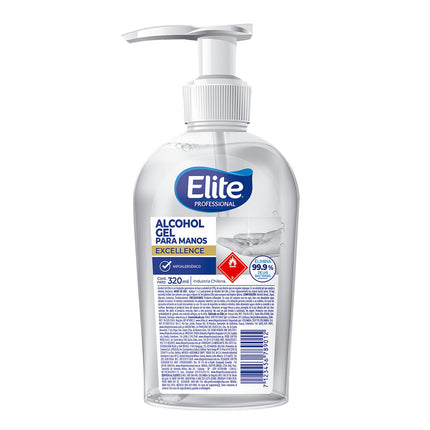 Elite Alcohol Gel Botella 320 cc | Apishop.cl