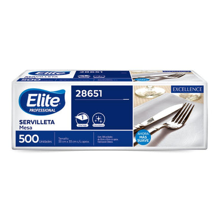 Elite Servilleta Mesa Una Hoja 500 unid | Apishop.cl