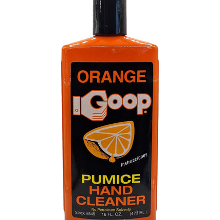 Goop Orange Hand Cleaner Jabón Mecánico con Pumice 473 cc | Apishop.cl