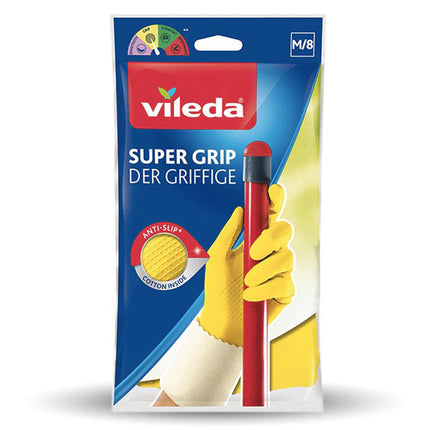 Vileda Guante Antideslizante Super Grip Talla M 1 par | Apishop.cl
