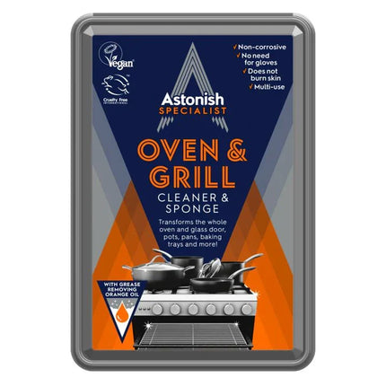 Astonish Pasta Limpiadora con Esponja Especialista para Hornos y Parrillas 250 gr | Apishop.cl