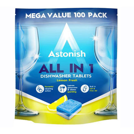 Astonish Lavavajillas Tabletas Todo en uno 100 unid | Apishop.cl
