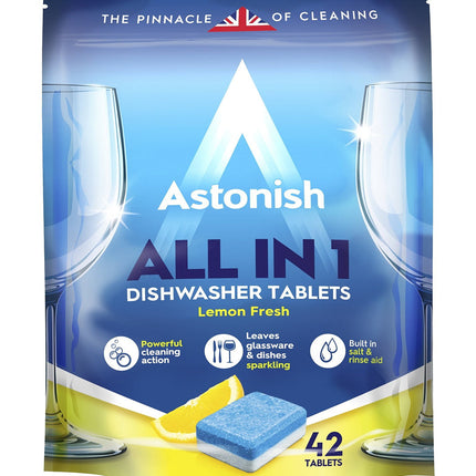 Astonish Lavavajillas Tabletas Todo en uno 42 unid | Apishop.cl