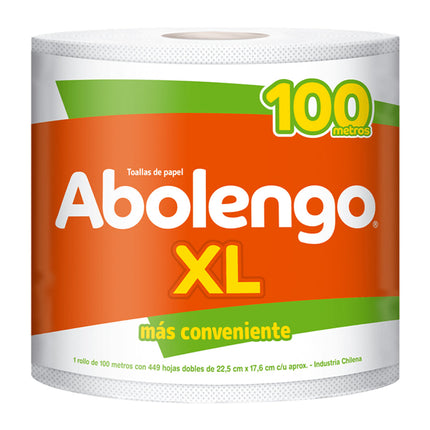 Abolengo Toalla de Papel XL 100 m | Apishop.cl