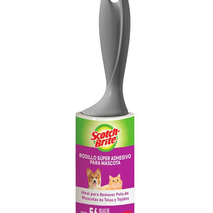 Scotch-Brite Rodillo Quitapelusas Mascotas 56 hojas 1 unid | Apishop.cl