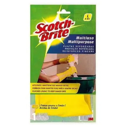Scotch-Brite Guante Multiuso Puntas Reforzadas Talla L 1 par | Apishop.cl