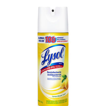 Lysol Desinfectante de ambiente y superficie Lemon 354 gr | Apishop.cl