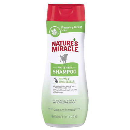 Natures Miracle Shampoo Blanqueador Perro de Almendra 473 cc | Apishop.cl