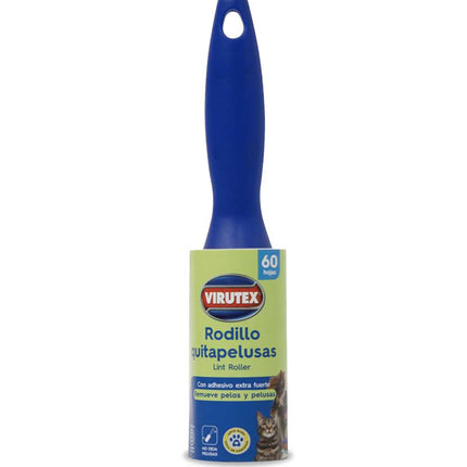 Virutex Rodillo Quitapelusas Lint Roller 60 hojas 1 unid | Apishop.cl