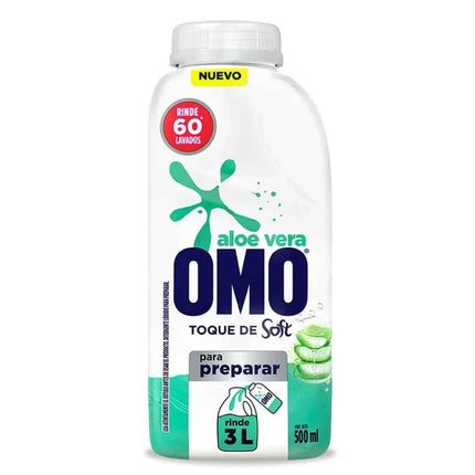 Omo Detergente Liquido Aloe Vera  Toque Soft Para Diluir 500 cc | Apishop.cl