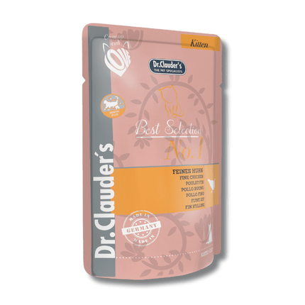 Alimento húmedo para gatitos BS pollo - Dr. Clauder's x5 pouch