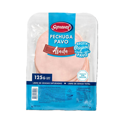 Pechuga de Pavo Asada, 125 g