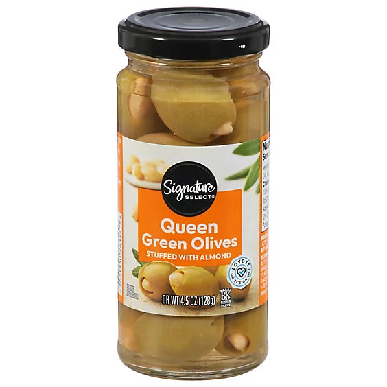 Aceitunas Rellenas con Almendras Signature Select 128 g | Apishop