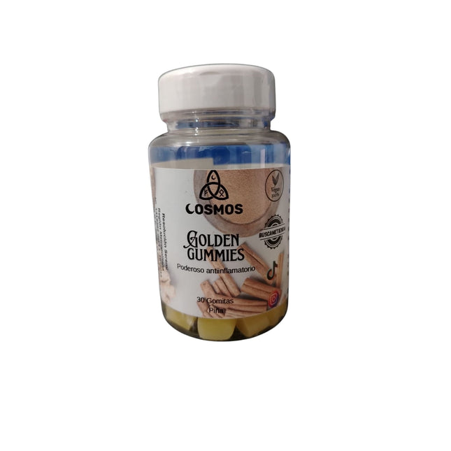 Suplemento Golden Gummies Gomitas veganas antiinflamatorias