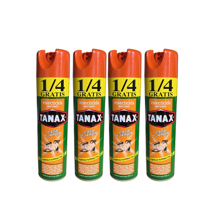 Pack 4 Insecticida en Aerosol 220cc Casa y Jardin