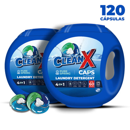 Pack X 2 Detergente Para Ropa En Cápsulas 4en1 Ultra 2 X 60 Un