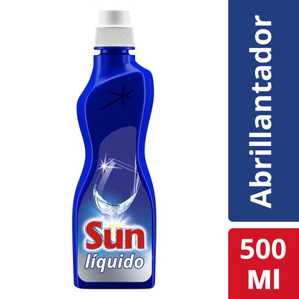 Abrillantador Lavavajillas Triple Acción Botella, 500 ml