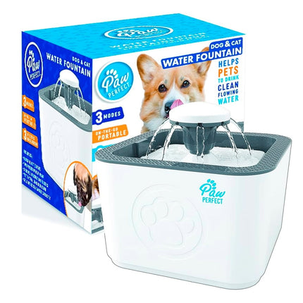 Fuente De Agua Para Gatos Y Perros Bebedero Mascotas 2.5lt