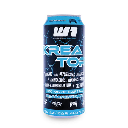 Bebida Energética Lata Kreator Blue Aggression, 473 ml